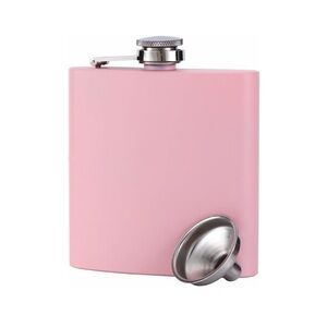 NWT Pink Stainless Steel Hip Flask